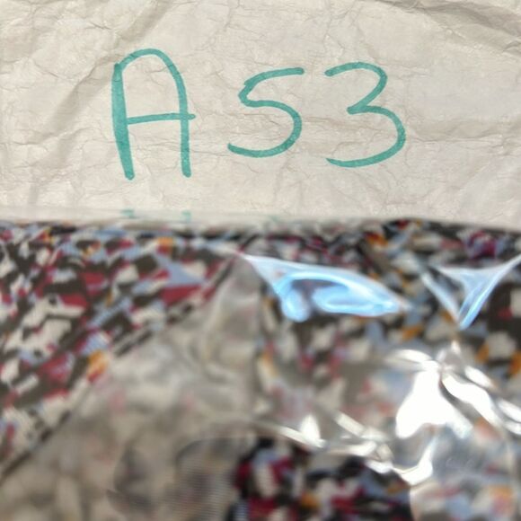 PHILOSOPHY ARTSY ART TO WEAR MULTI COLOR HIGH LOW HALF SLEEVE STRETCH TUNIC TOP - Picture 9 of 9